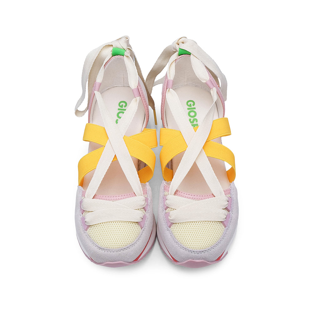 Sapatilha Salto Cunha Mulher Multicolor