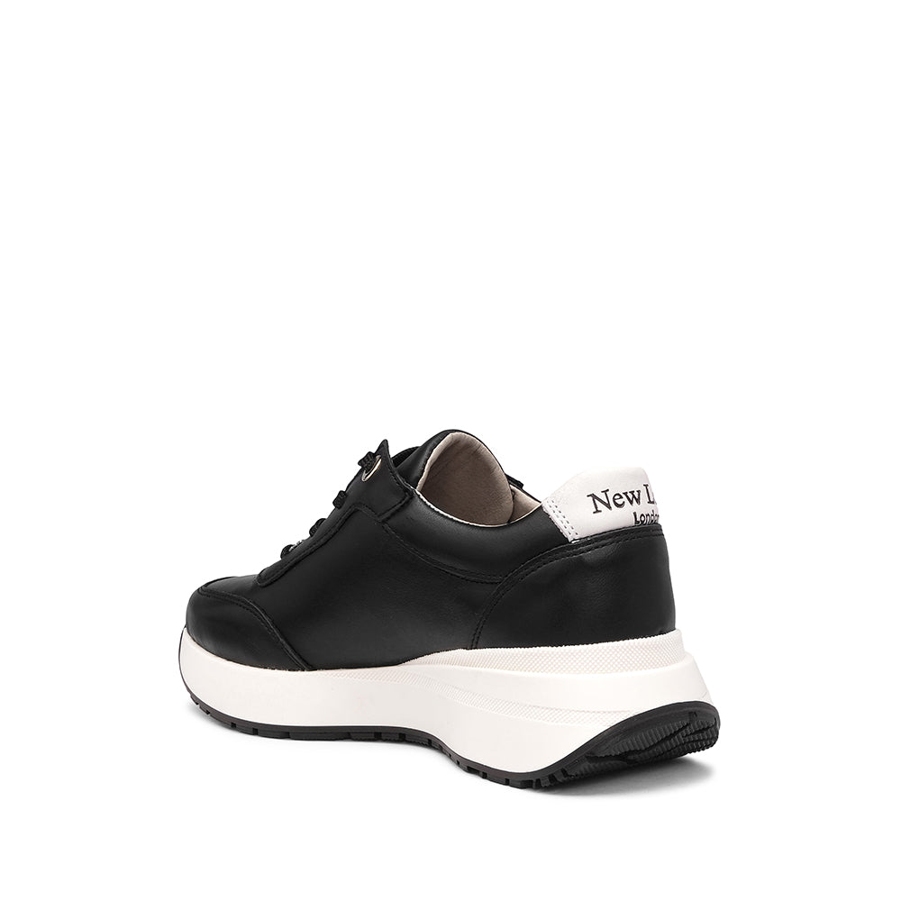 Sapatilha Casual Mulher Pele Preto