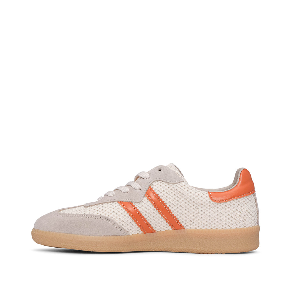 Sapatilha Casual Mulher Têxtil Laranja