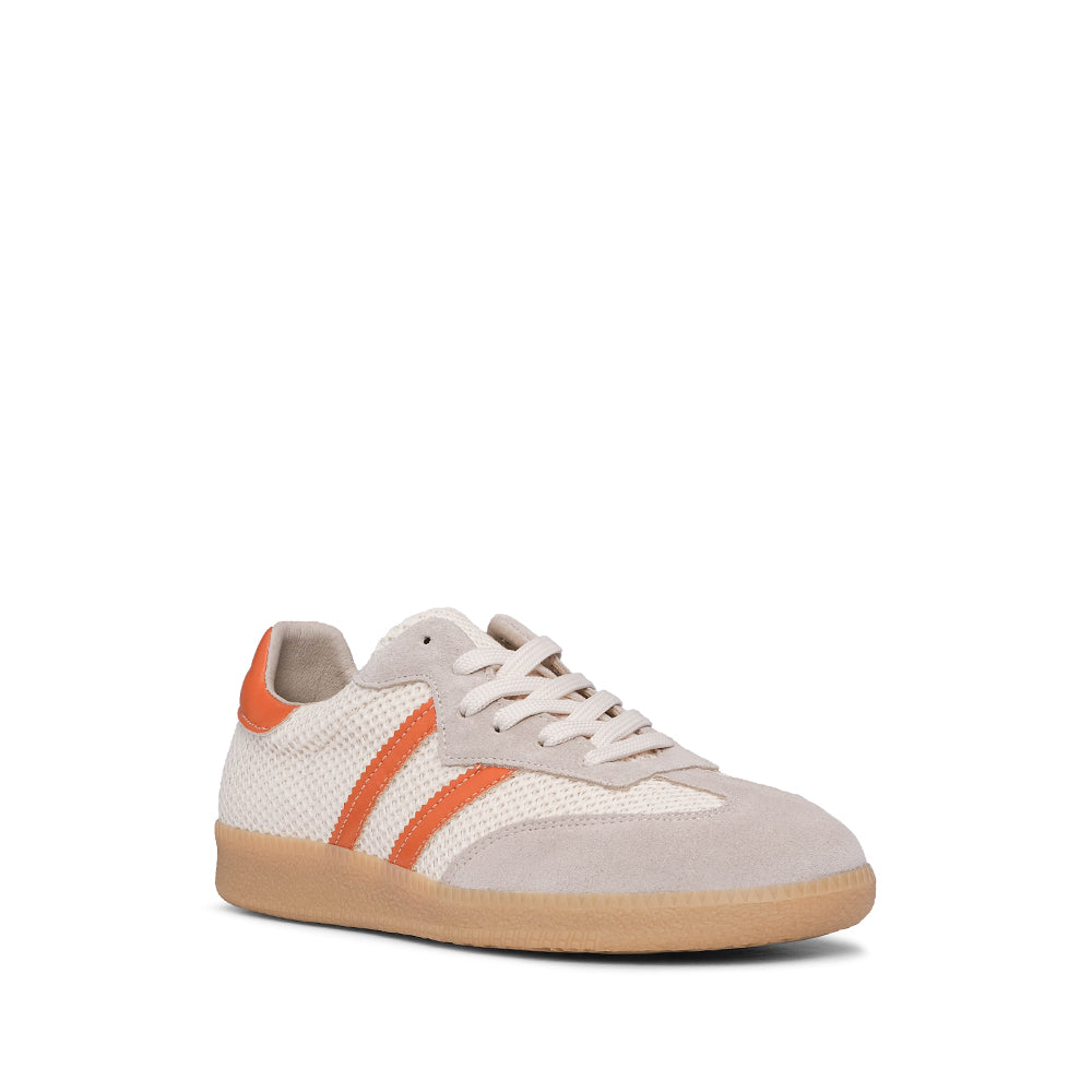 Sapatilha Casual Mulher Têxtil Laranja