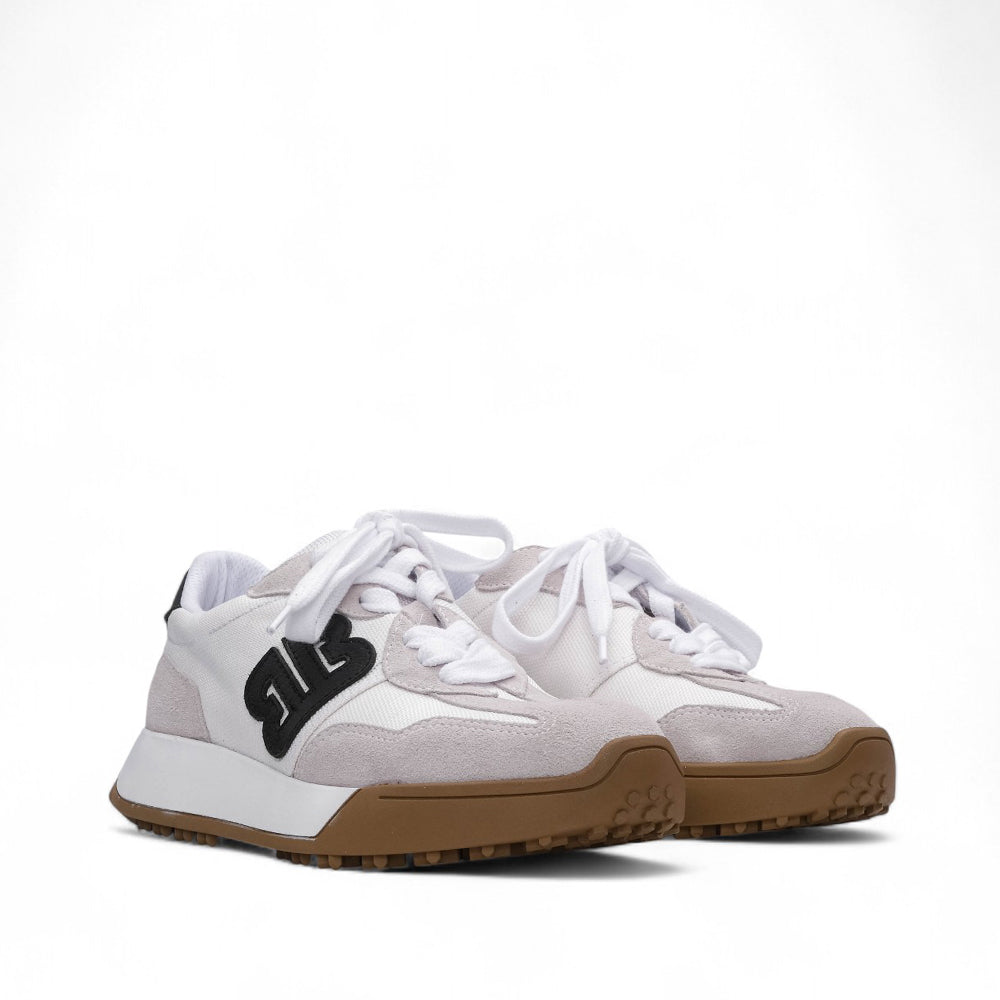 Sapatilha Casual Mulher Branco E Preto
