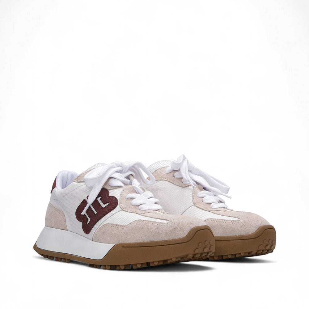 Sapatilha Casual Mulher Branco E Vermelho
