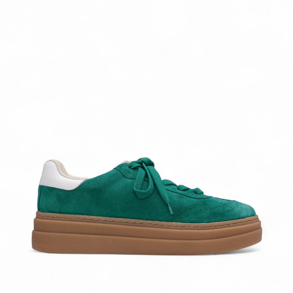 Sapatilha Casual Mulher Camurça Verde