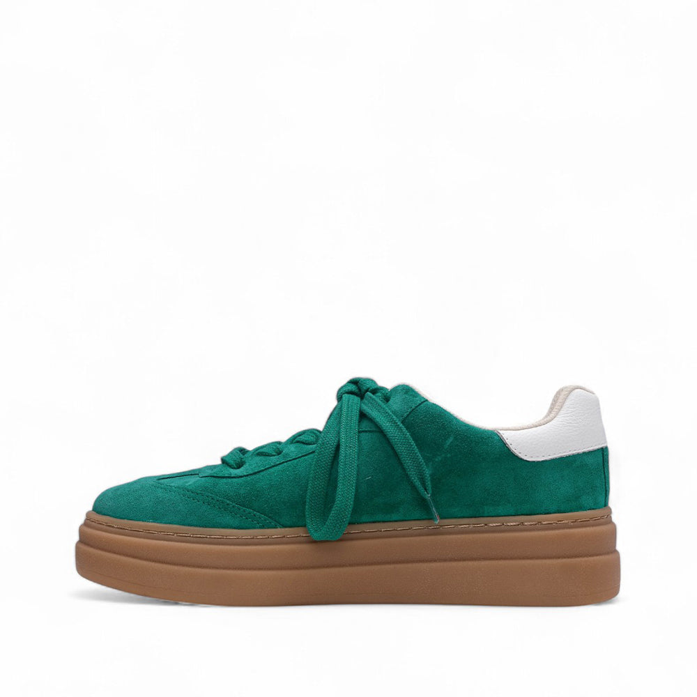 Sapatilha Casual Mulher Camurça Verde