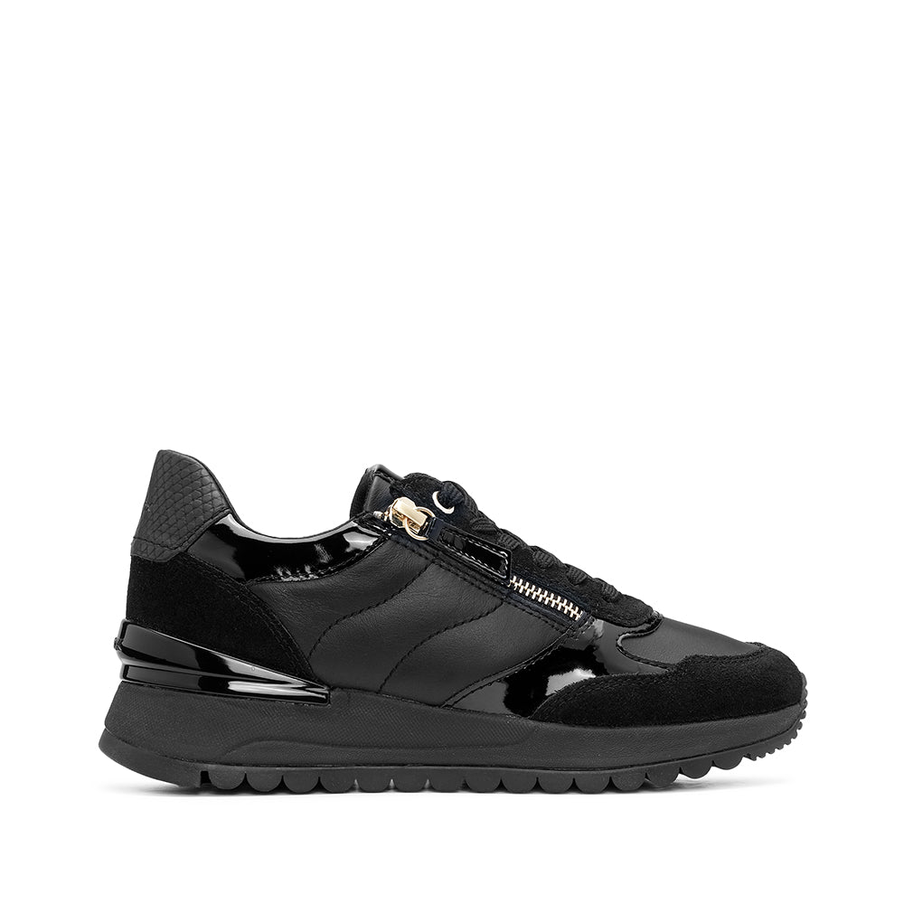 Sapatilha Casual Mulher Pele Preto