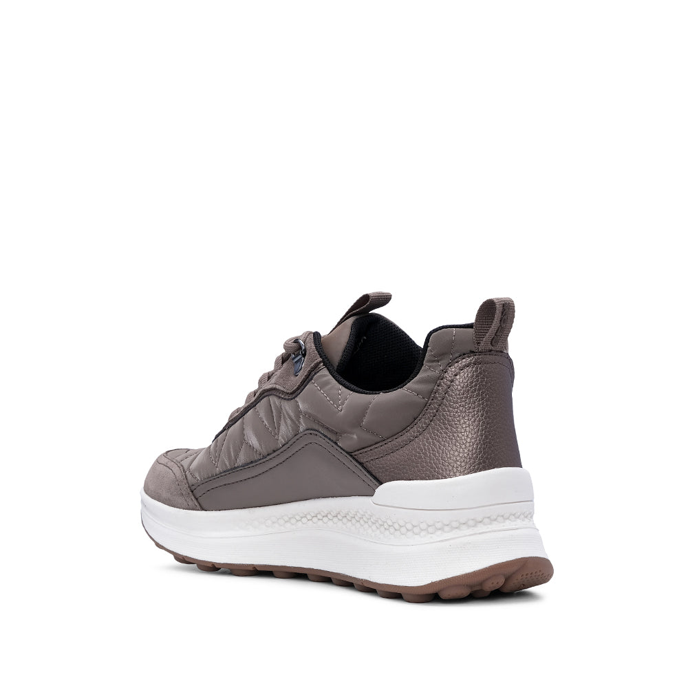 Sapatilha Casual Mulher Pele Taupe