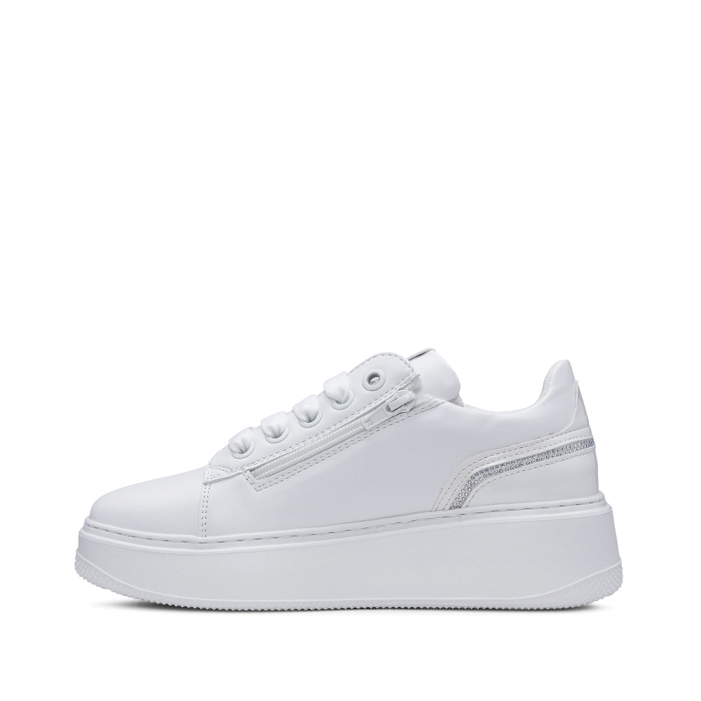 Sapatilha Casual Mulher Pele Sintética Branco