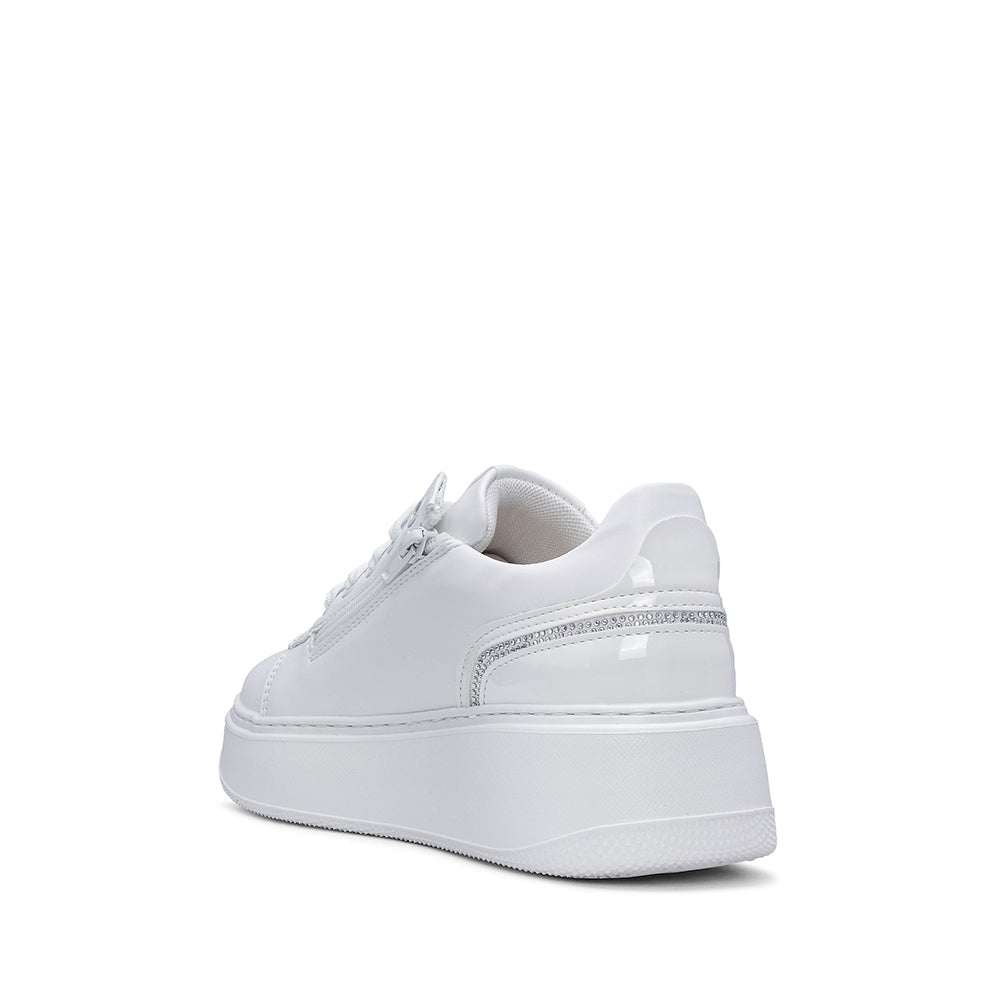 Sapatilha Casual Mulher Pele Sintética Branco