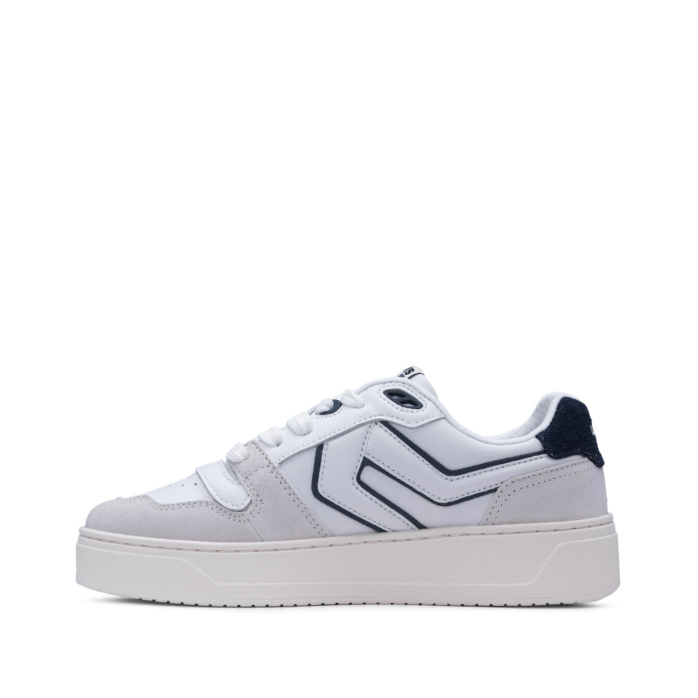 Sapatilha Casual Mulher Branco E Azul