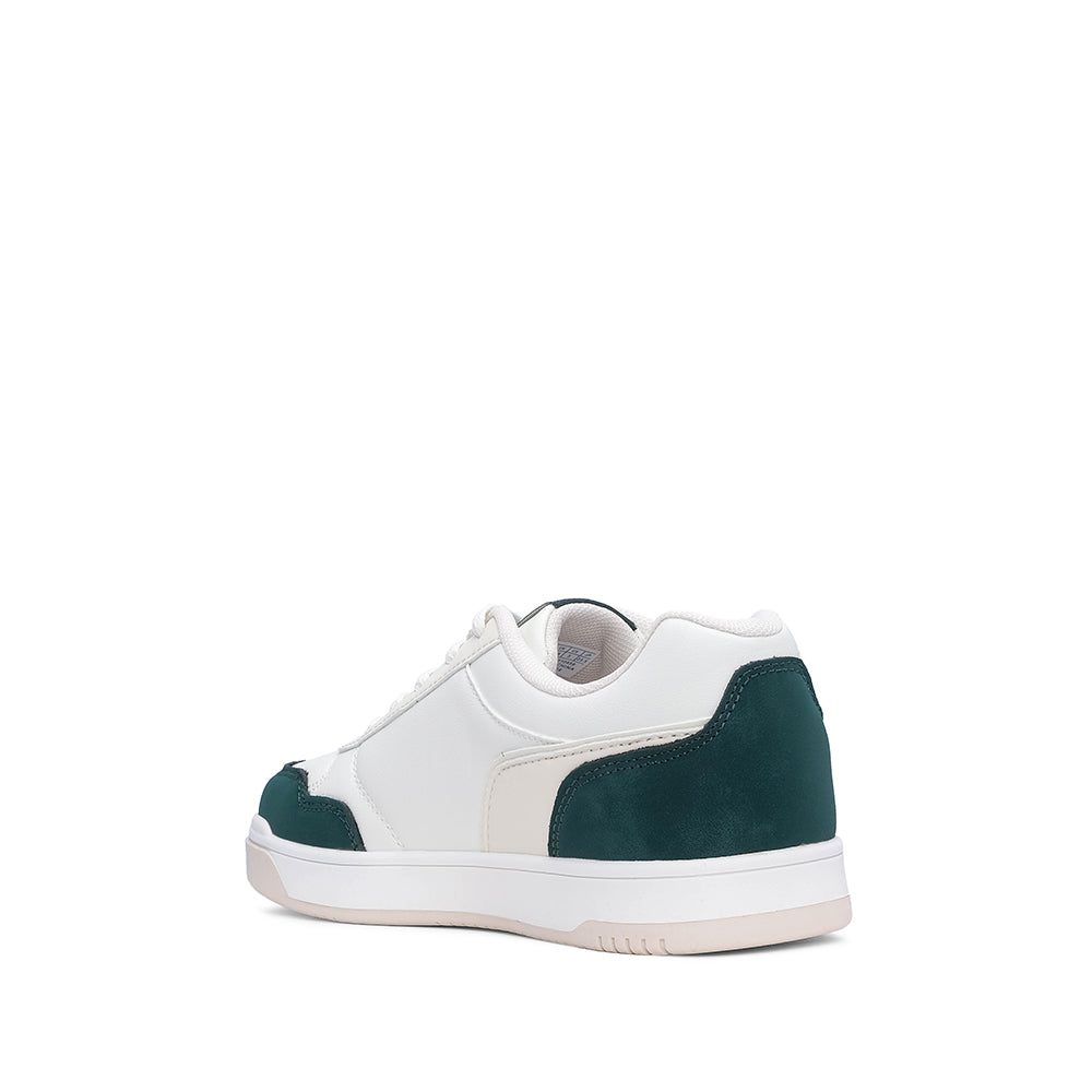 Sapatilha Casual Mulher Branco E Ver