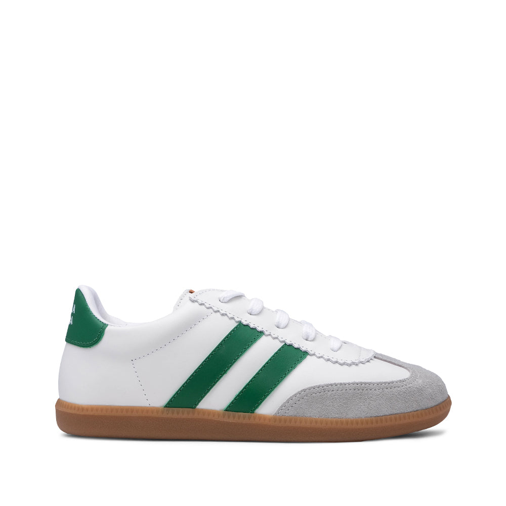 Sapatilha Casual Mulher Pele Sintética Branco E Vermelho