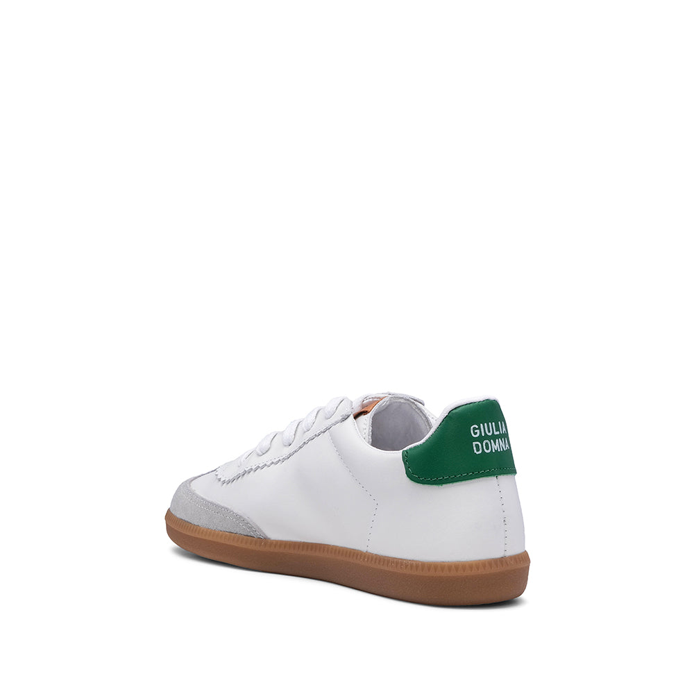Sapatilha Casual Mulher Pele Sintética Branco E Vermelho