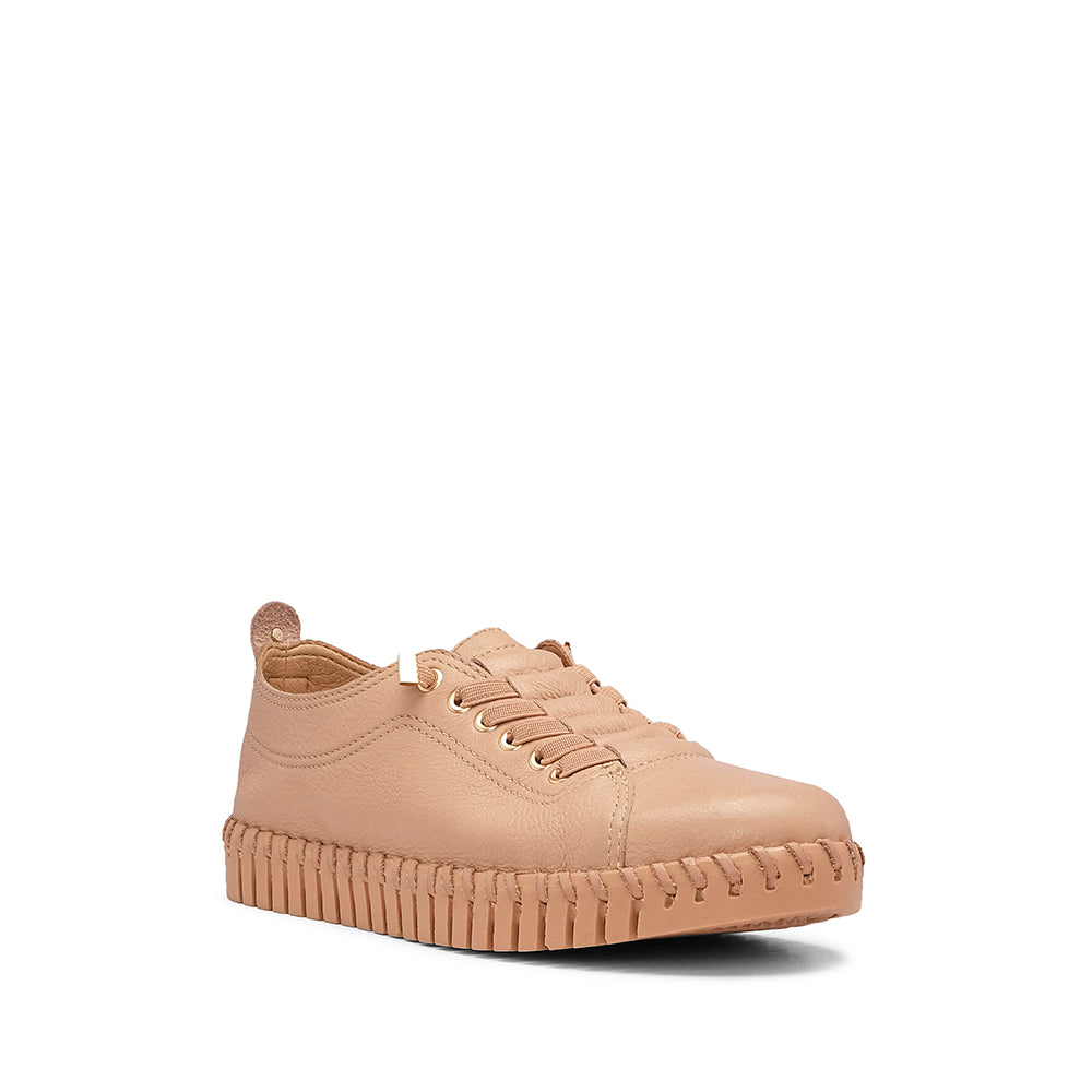 Sapatilha Casual Mulher Pele Nude
