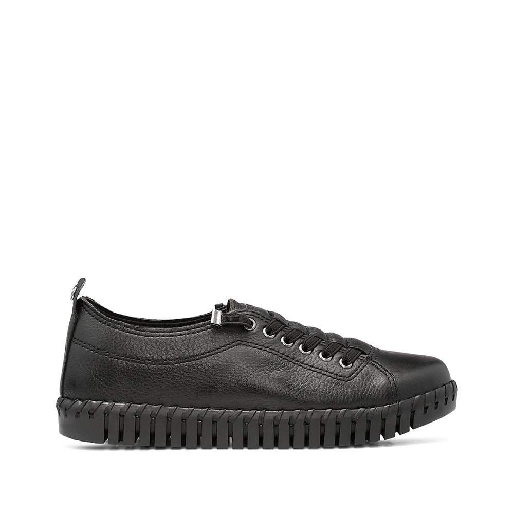 Sapatilha Casual Mulher Pele Preto