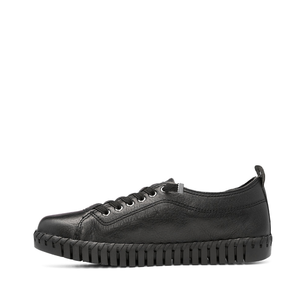 Sapatilha Casual Mulher Pele Preto