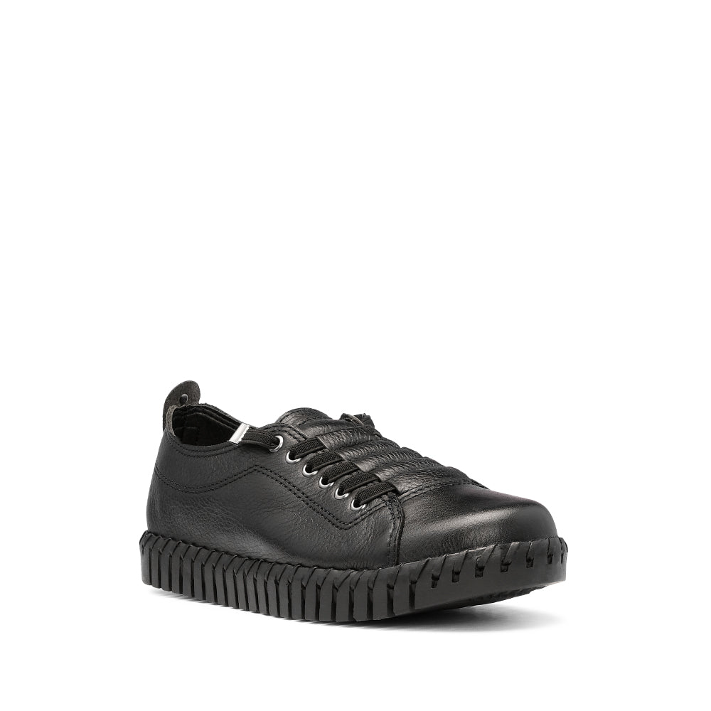 Sapatilha Casual Mulher Pele Preto
