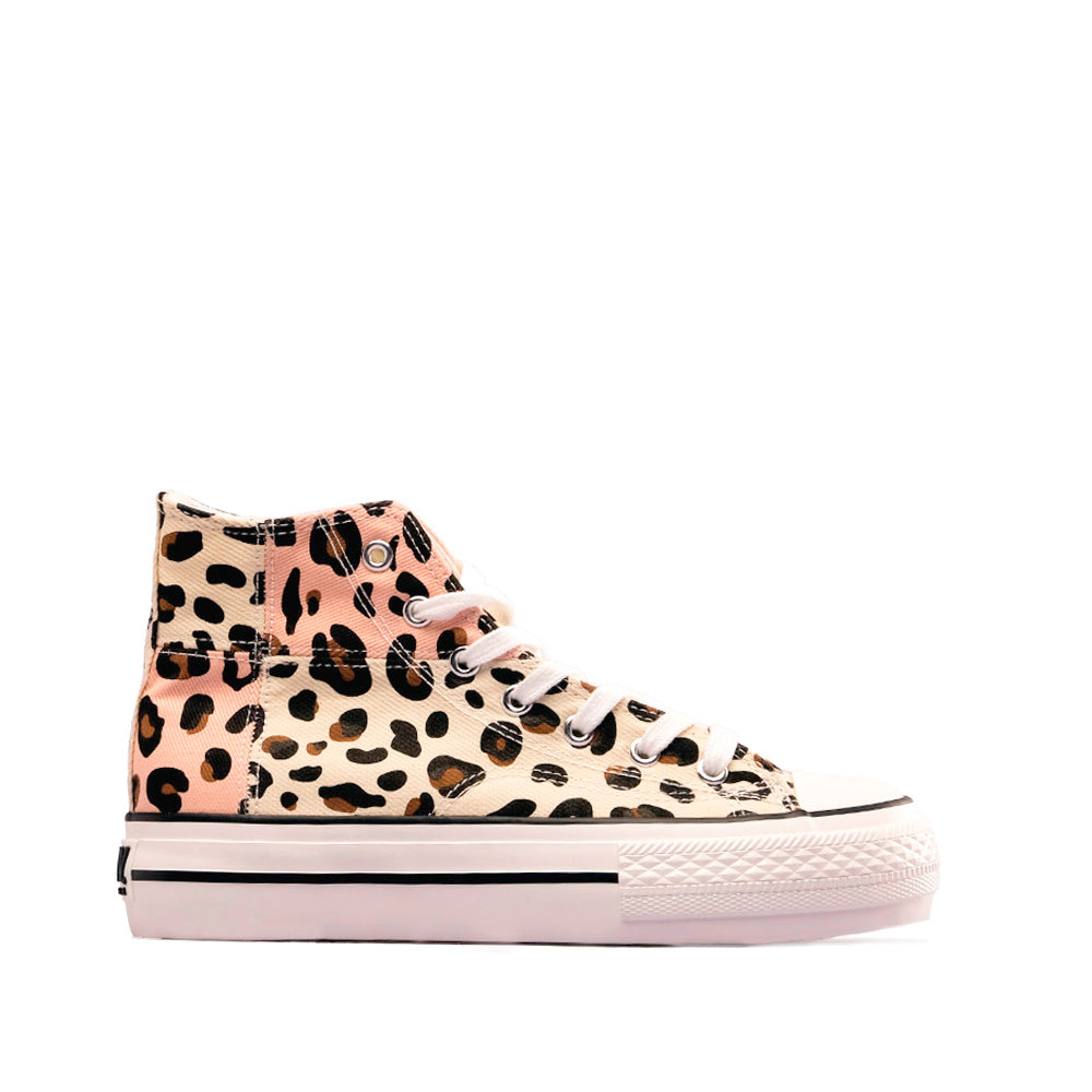Sapatilha Casual Mulher Pele Sintética Leopardo