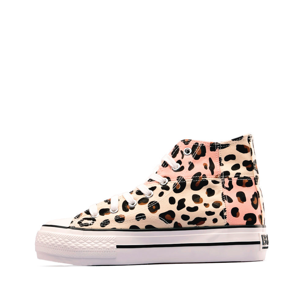 Sapatilha Casual Mulher Pele Sintética Leopardo