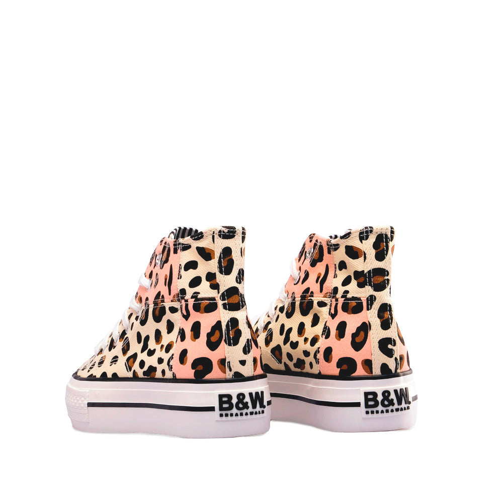 Sapatilha Casual Mulher Pele Sintética Leopardo