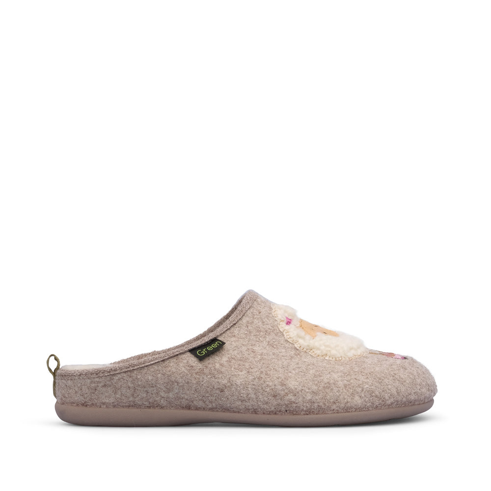 Chinelo Homewear Mulher Bege