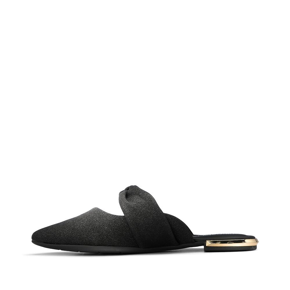 Chinelo Salto Raso Mulher Fantasia Preto