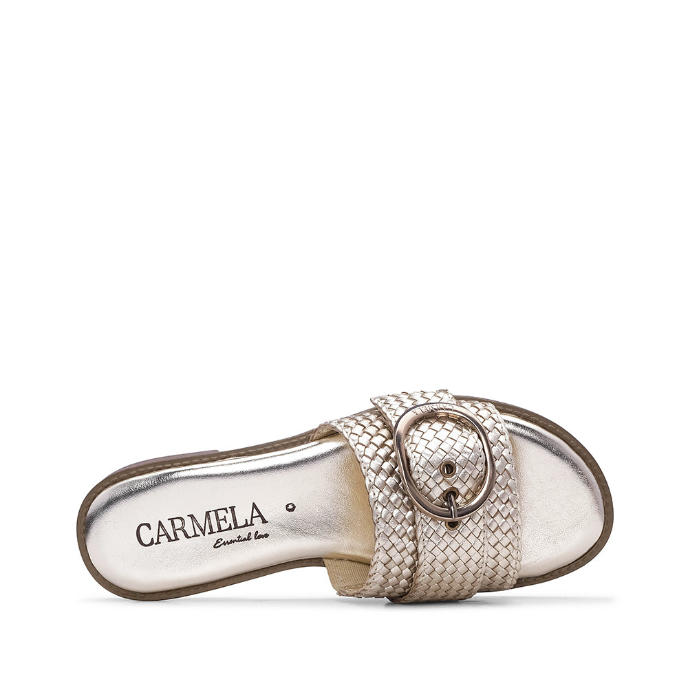 Chinelo Casual Mulher Pele Dourado