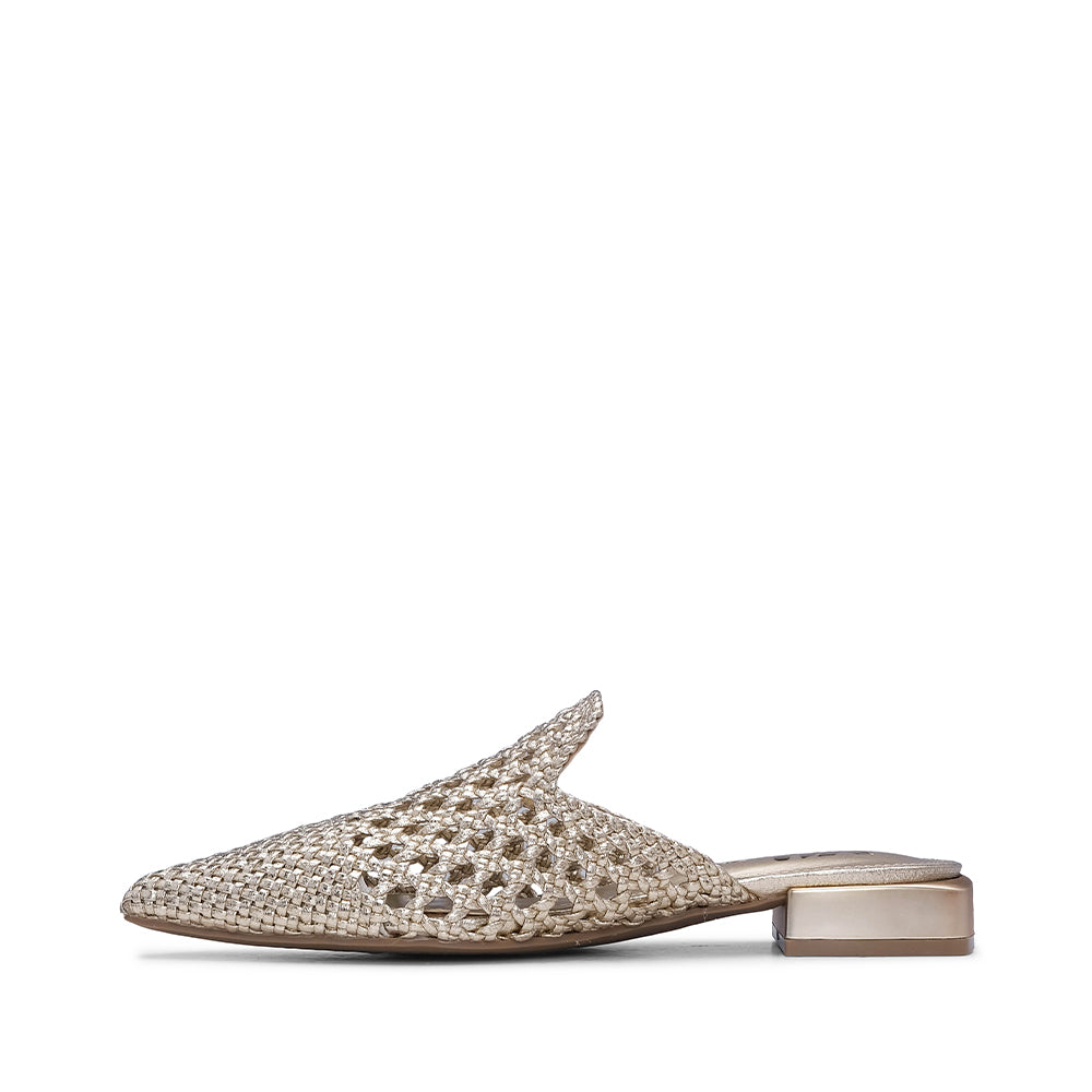 Chinelo Mule Mulher Dourado