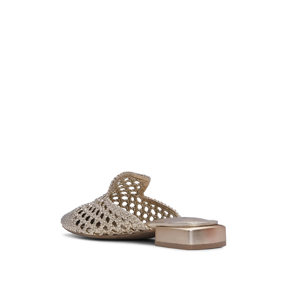Chinelo Mule Mulher Dourado