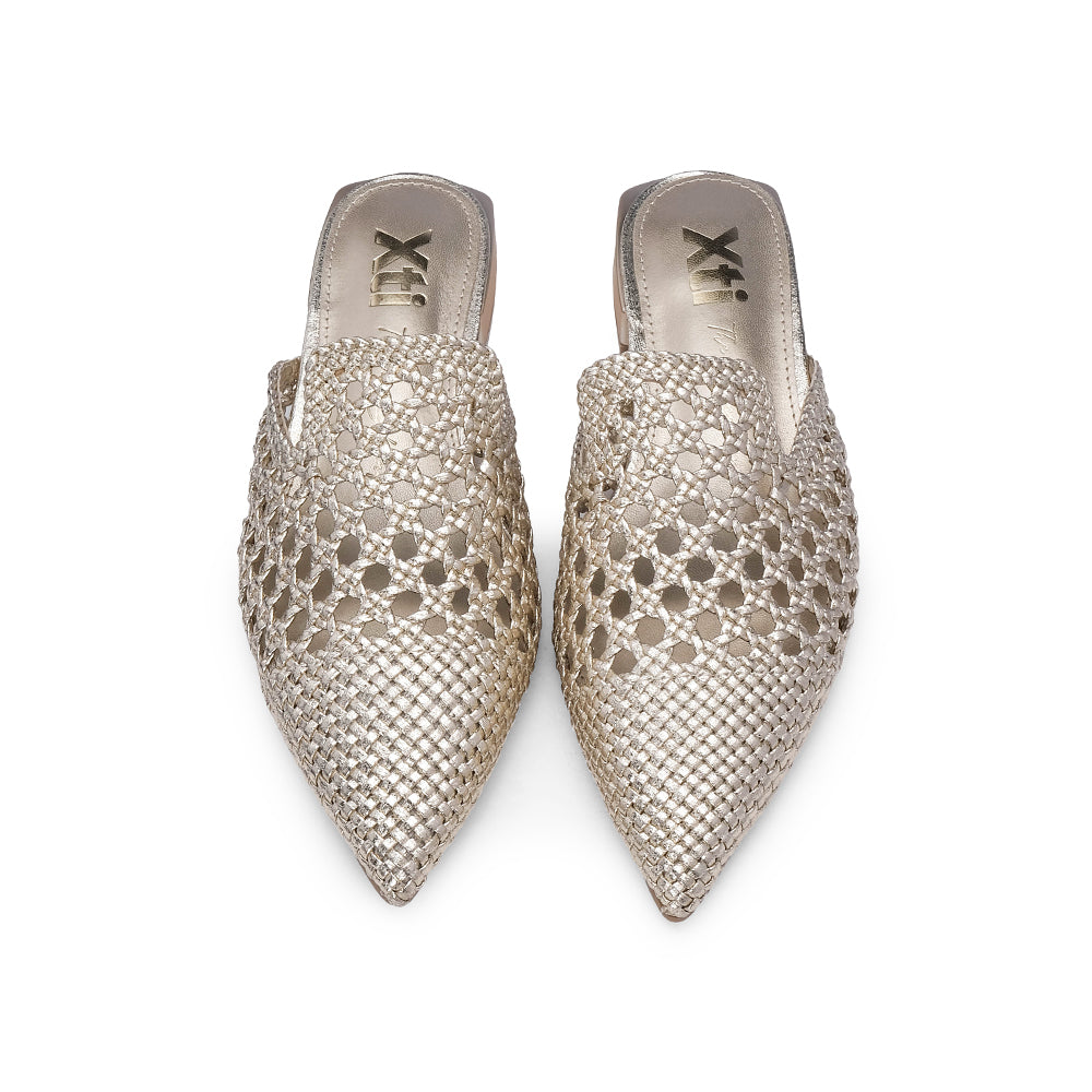 Chinelo Mule Mulher Dourado
