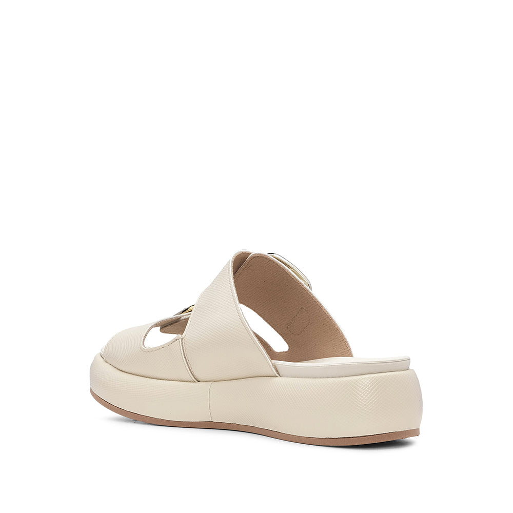 Chinelo Casual Mulher Gravado Bege