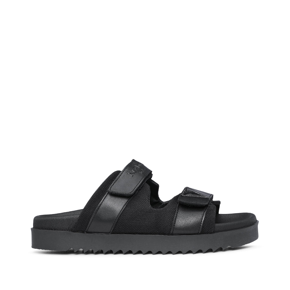Chinelo Salto Raso Mulher Pele Preto