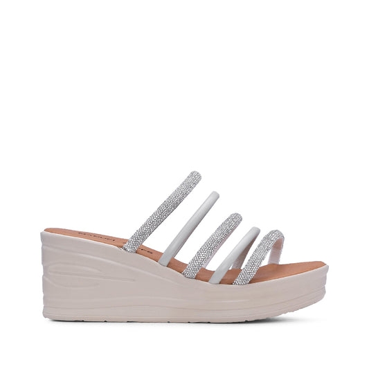 Soca Salto Cunha Mulher Pele Prata