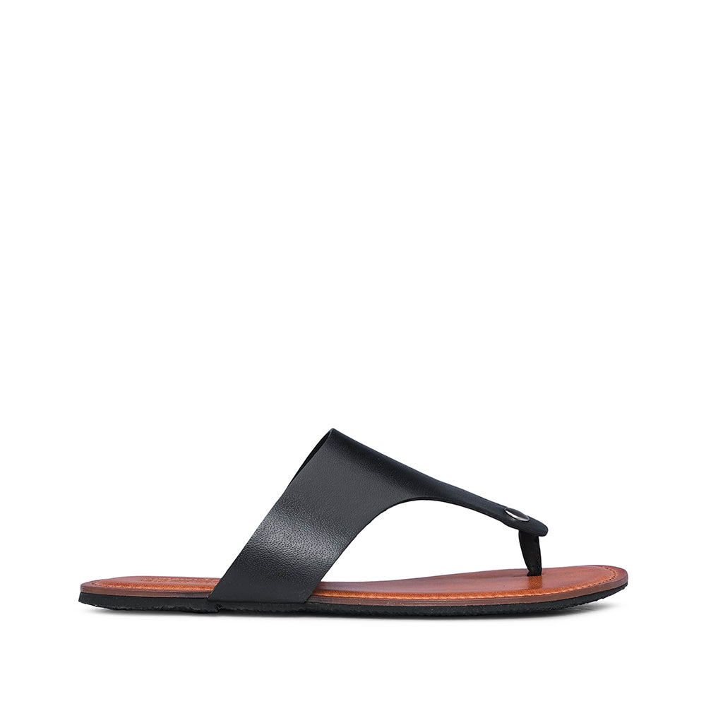 Chinelo Casual Mulher Pele Preto