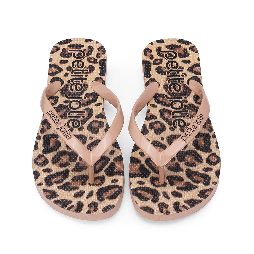 Chinelo Praia Mulher Leopardo