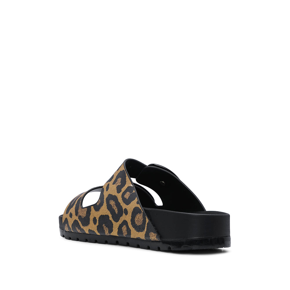 Chinelo Praia Mulher Leopardo