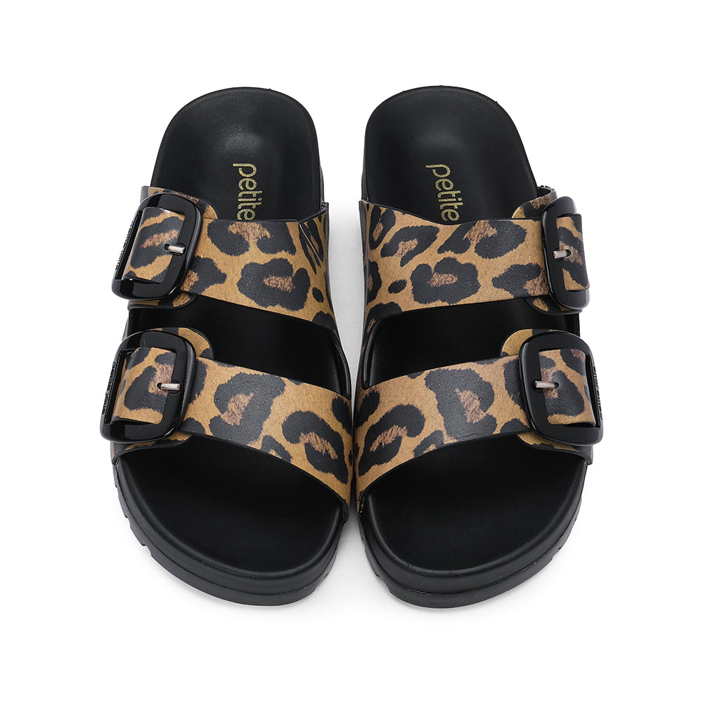 Chinelo Praia Mulher Leopardo