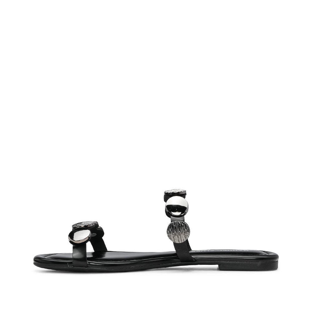 Chinelo Casual Mulher Preto