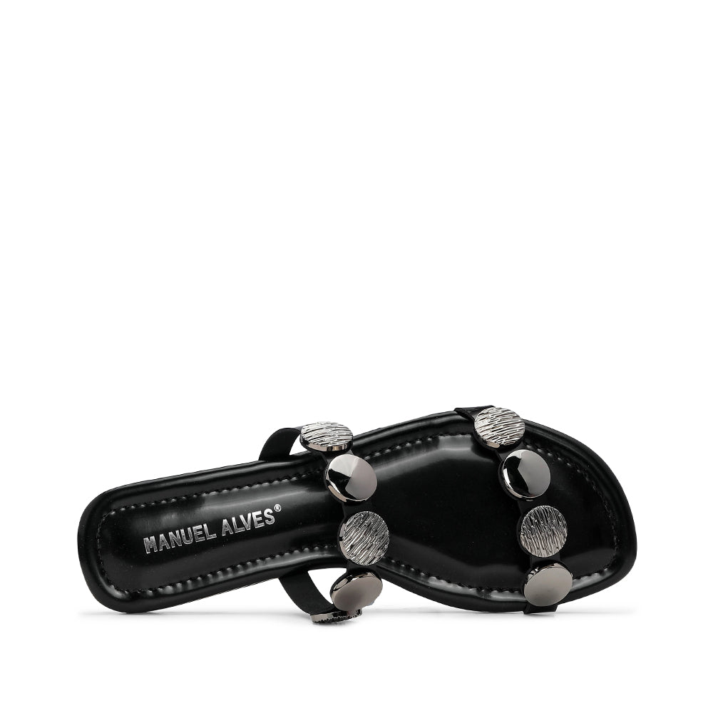 Chinelo Casual Mulher Preto