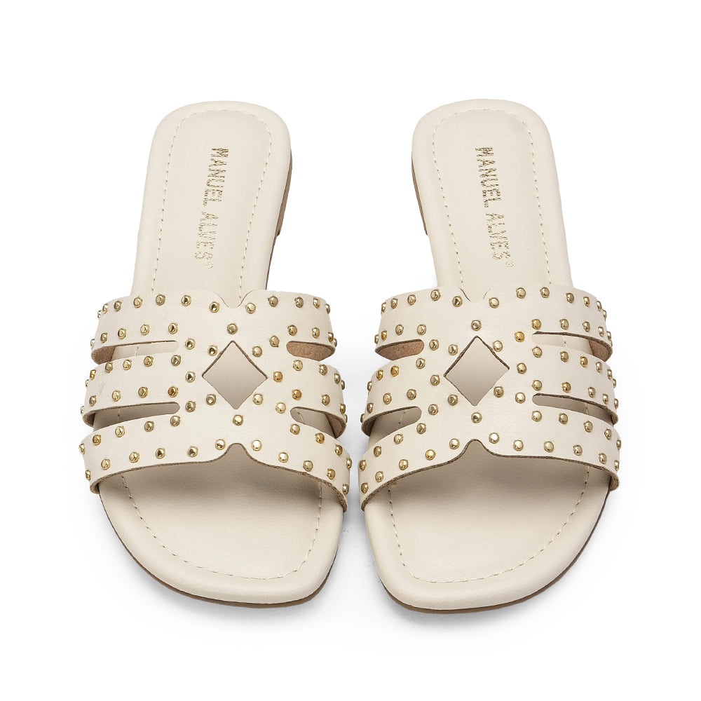 Chinelo Casual Mulher Bege