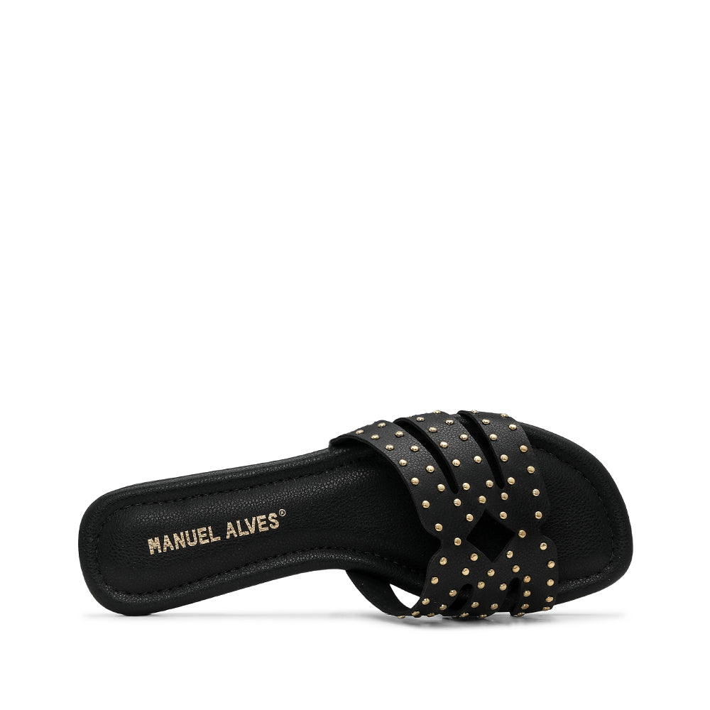 Chinelo Casual Mulher Preto