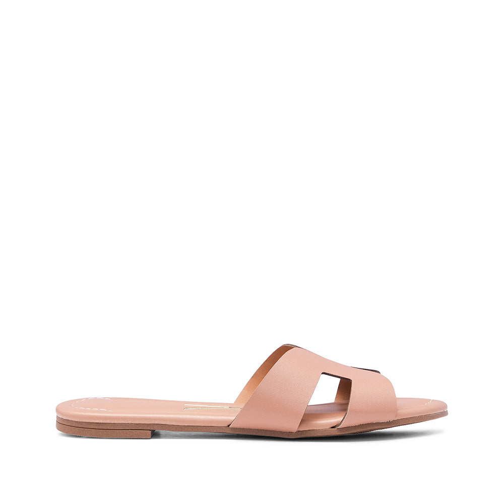 Chinelo Salto Raso Mulher Pele Nude