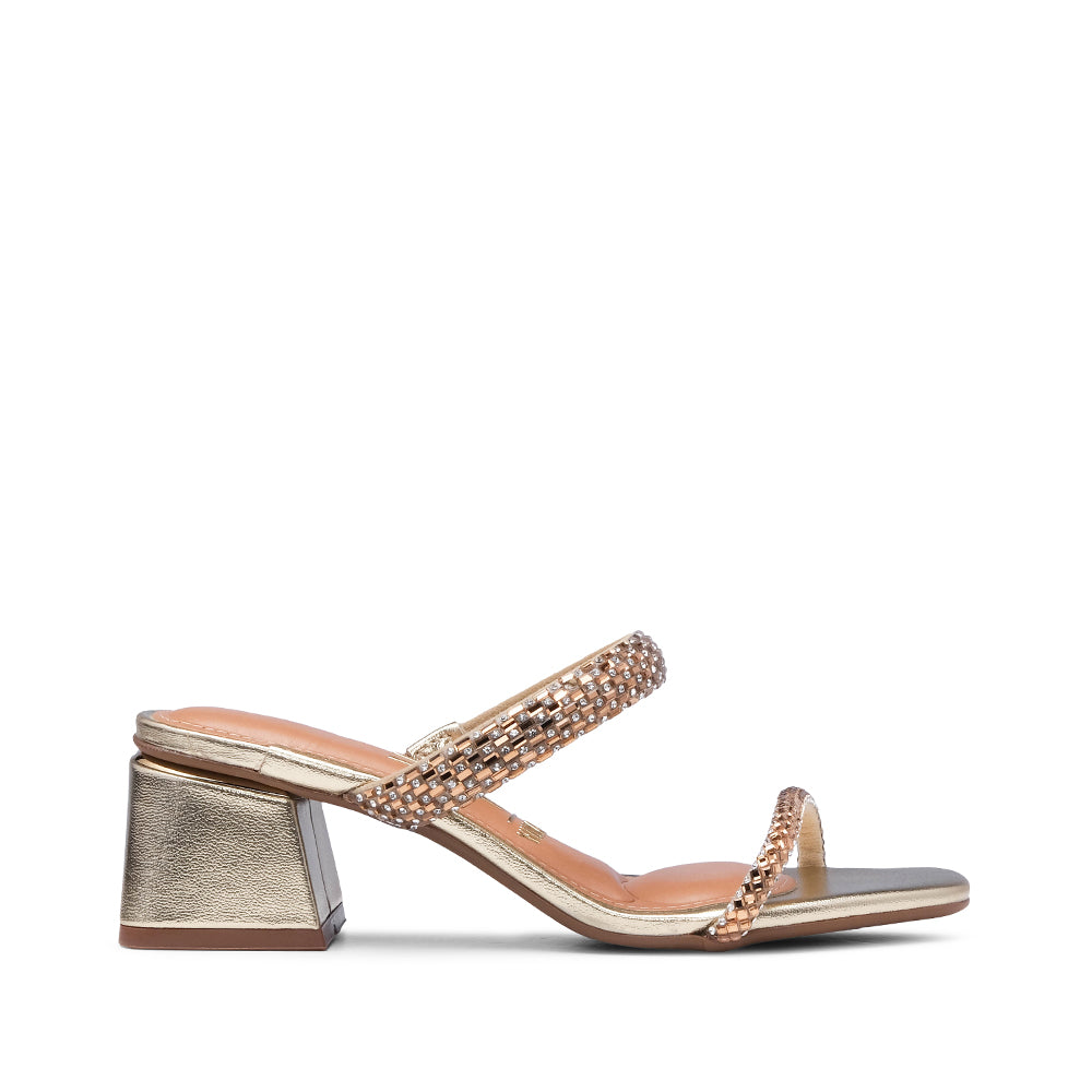 Soca Casual Mulher Metalizado Dourado
