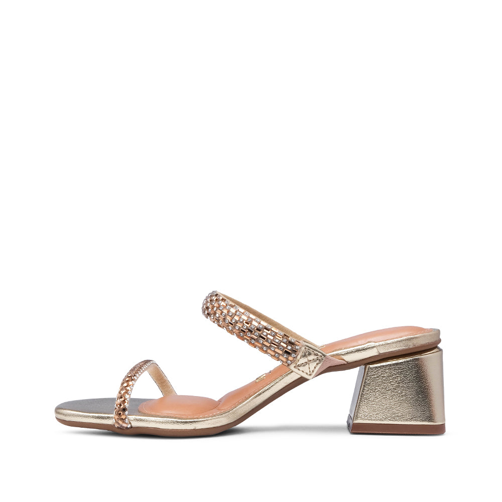 Soca Casual Mulher Metalizado Dourado