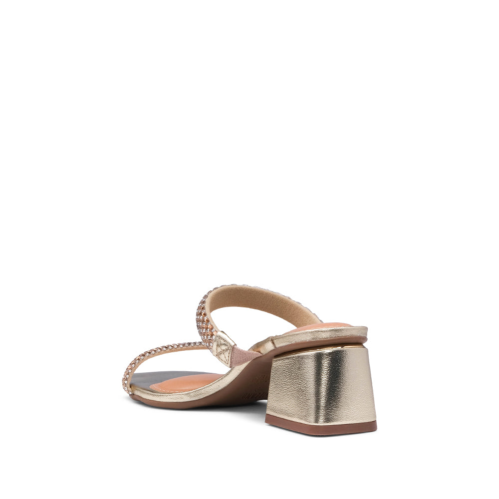 Soca Casual Mulher Metalizado Dourado