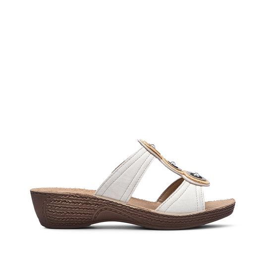 Chinelo Salto Cunha Mulher Pele Branco