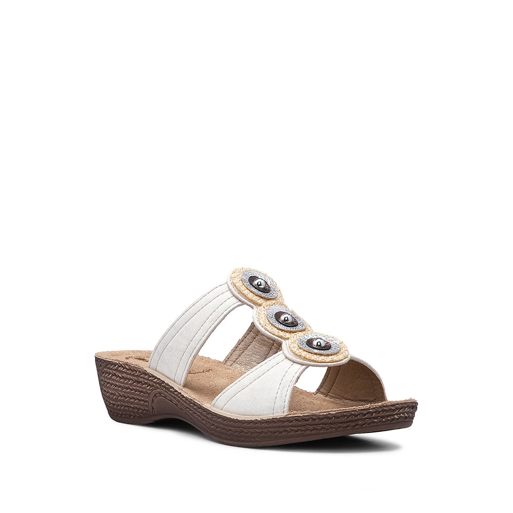 Chinelo Salto Cunha Mulher Pele Branco