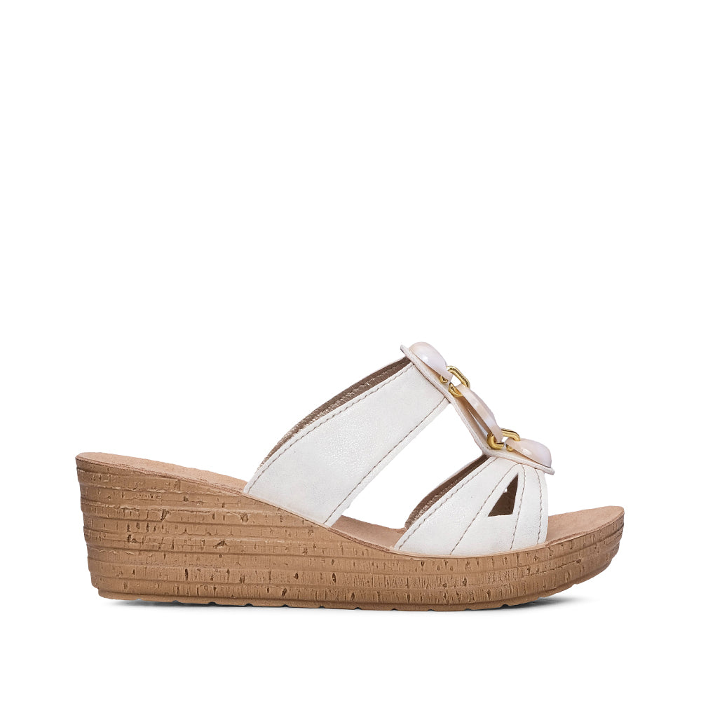 Chinelo Salto Cunha Mulher Pele Branco