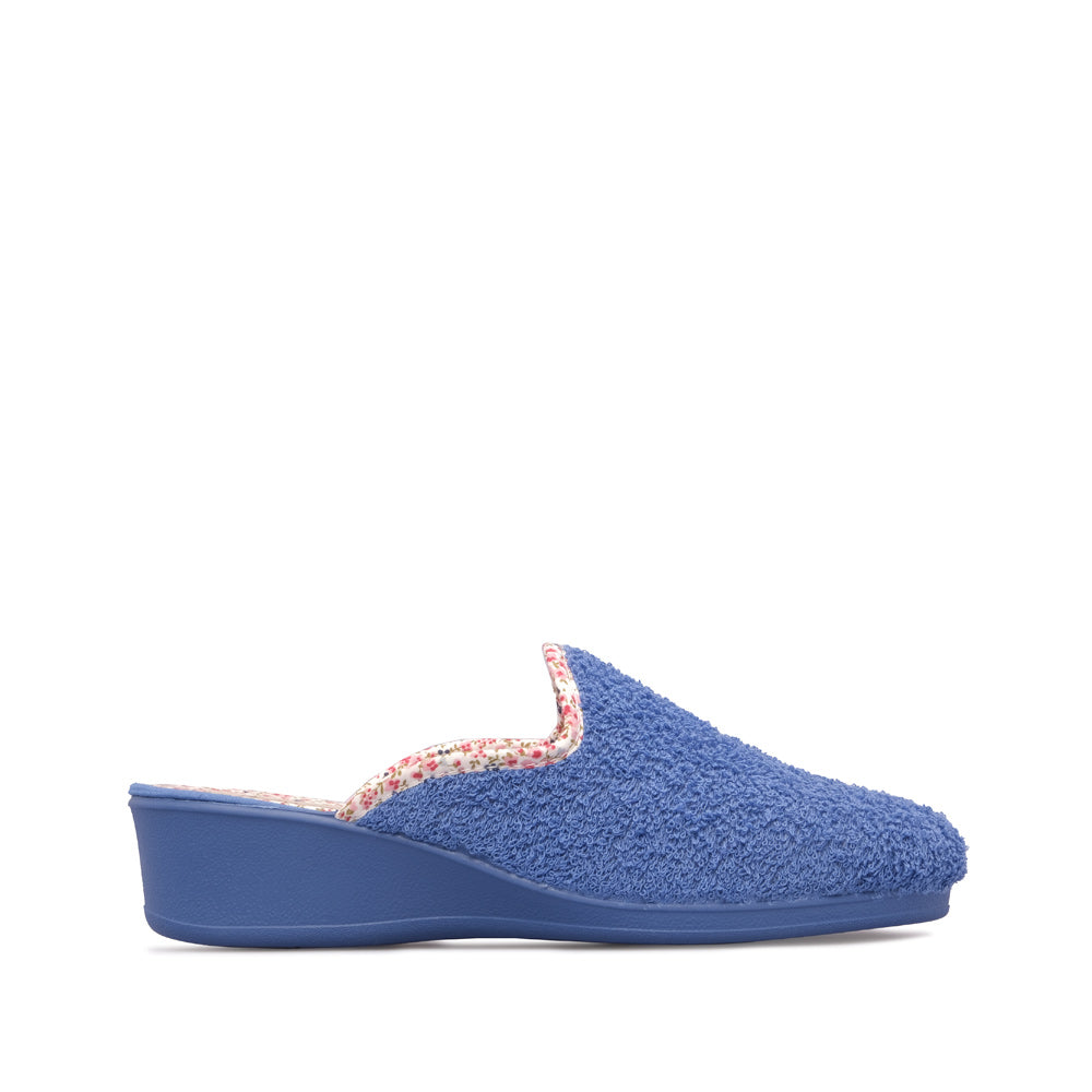Chinelo Homewear Mulher Salto Cunha Azulão