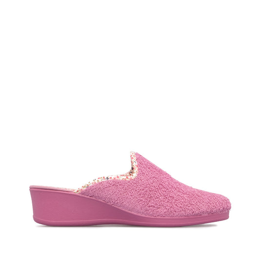 Chinelo Homewear Mulher Salto Cunha Rosa