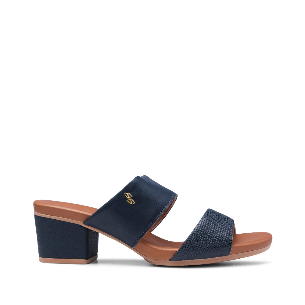 Soca Casual Mulher Pele Azul Marinho